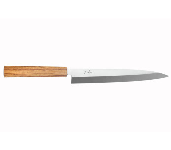 Tsunehisa AUS-8 24cm japansk hantverkskniv yanagiba med ekhandtag