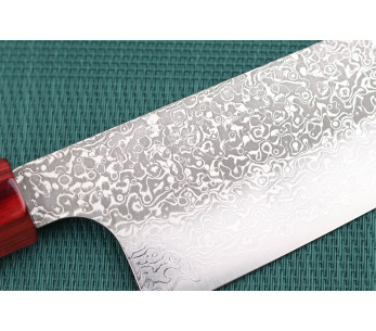 Kei Kobayashi SG2 Damascus 17cm käsintehty japanilainen santoku veitsi 2