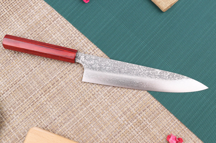 Kei Kobayashi SG2 Damascus 21cm käsintehty japanilainen kokkiveitsi ' s veitsi