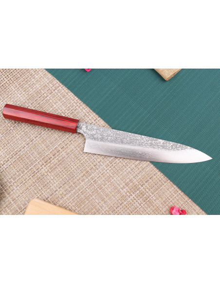 Kei Kobayashi SG2 Damascus 21cm käsintehty japanilainen kokkiveitsi ' s veitsi