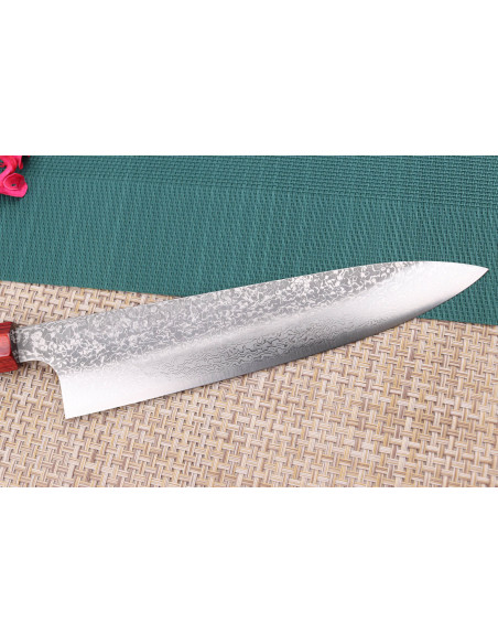 Kei Kobayashi SG2 Damascus 21cm handmade Japanese chef ' s knife
