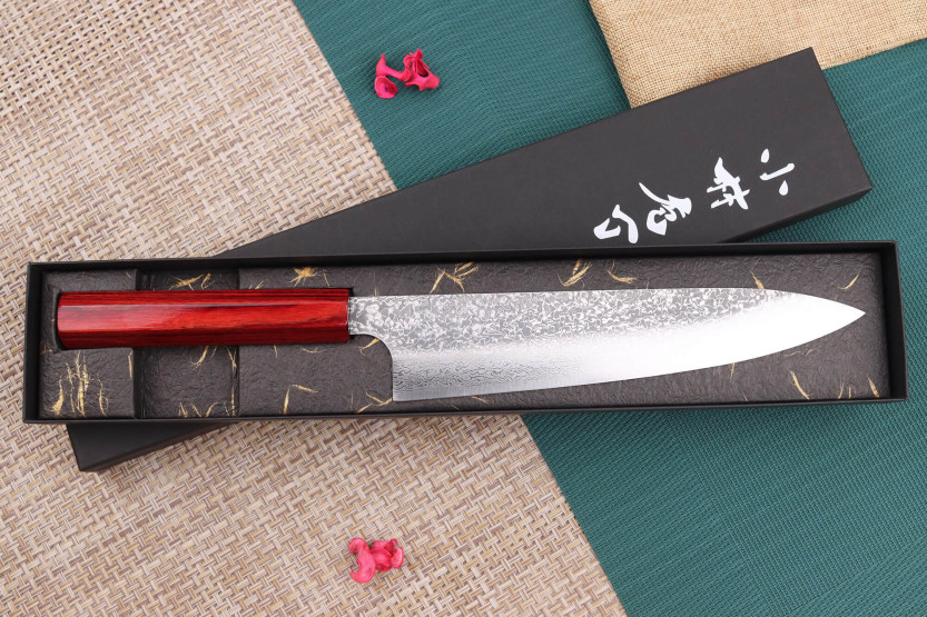 Kei Kobayashi SG2 Damascus 21cm käsintehty japanilainen kokkiveitsi ' s veitsi