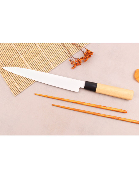 21cm Satake Magoroku Saku japanese sashimi knife in magnolia