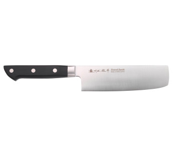 Sett med 3 Satake ABS sujihiki + kokk + nakiri japanske kniver 2