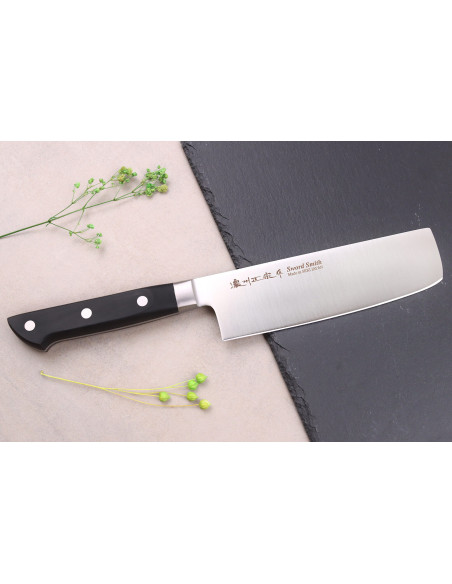 Sæt med 3 Satake ABS sujihiki + kok + nakiri japanske knive