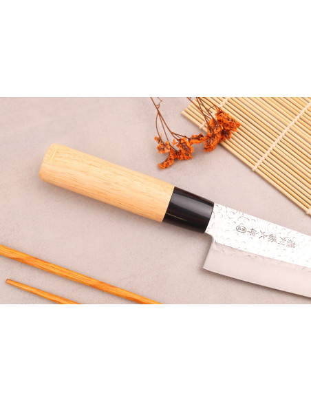 Japanisches Kochmesser 21cm Satake Magoroku Saku aus Magnolia
