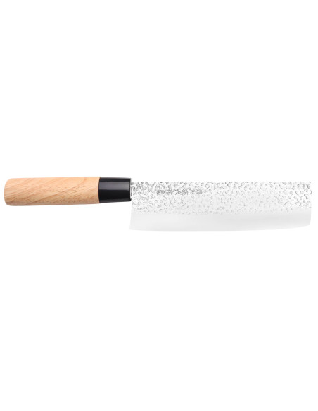 Couteau nakiri 17cm japonais Satake Magoroku Saku en magnolia
