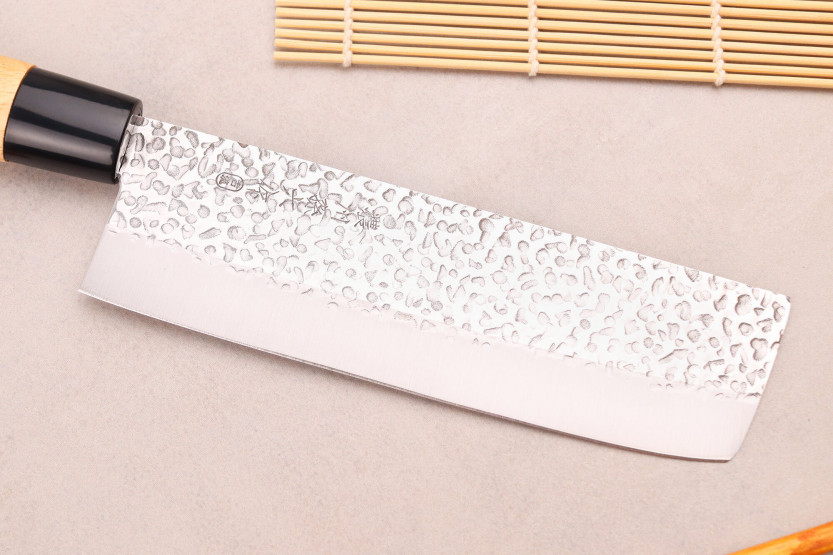 Estojo nakiri 17cm japonês Satake Magoroku Saku em magnólia