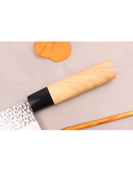 Couteau nakiri 17cm japonais Satake Magoroku Saku en magnolia
