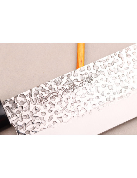 Couteau nakiri 17cm japonais Satake Magoroku Saku en magnolia
