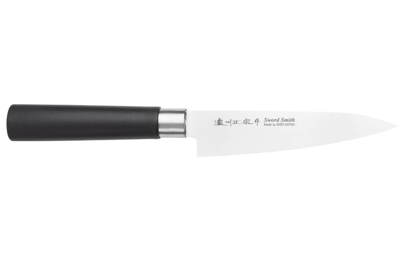 Set of 3 Satake Masamune Saku nakiri + santoku + office japanese knives