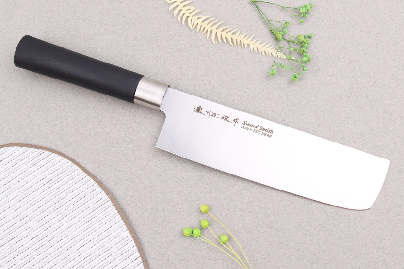 Sæt med 3 Satake Masamune Saku nakiri + santoku + kontor japanske knive