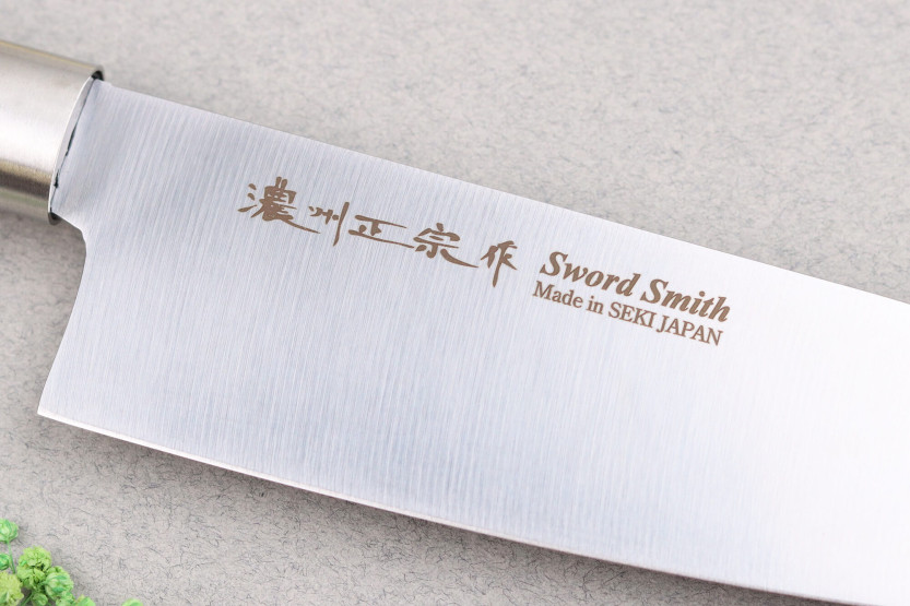 Sæt med 2 Satake Masamune Saku santoku + japanske kontorknive