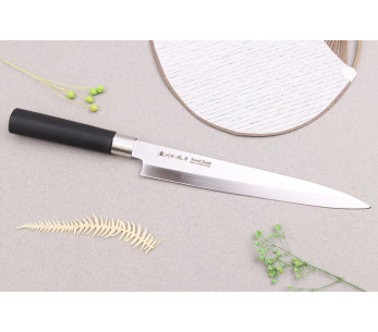 Faca de sashimi japonesa Satake Masamune Saku de 21 cm em PP preto 2
