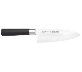 16cm Satake Masamune Saku japansk deba-kniv i svart PP
