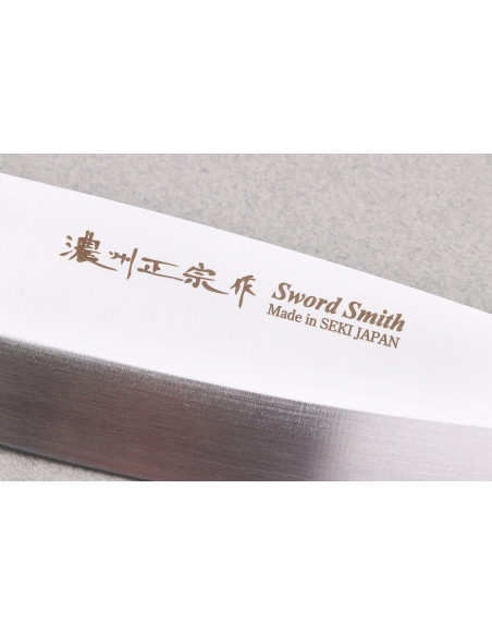 16cm Satake Masamune Saku japansk deba-kniv i svart PP