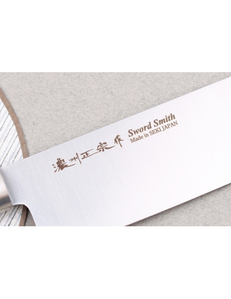 Faca nakiri japonesa Satake Masamune Saku de 17 cm em PP preto