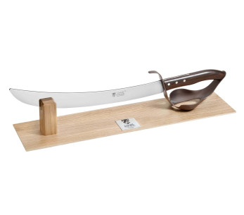 Claude Dozorme champagne svärd rosewood handtag rostfritt stål blad 34 cm