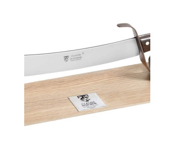 Claude Dozorme spada champagne manico in palissandro lama in acciaio inox 34 cm 2