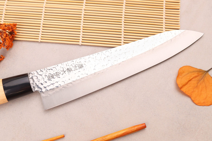 Estuche 2 cuchillos japoneses Satake Magoroku Saku chef + deba