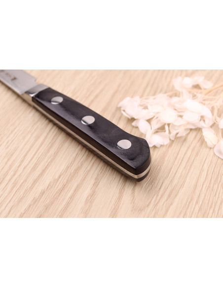 12cm Satake damascus japans schilmesje 69 lagen