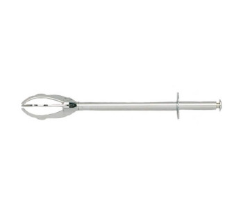 Ergonomische ijstang 3 gladde verchroomde klauwen 21 cm