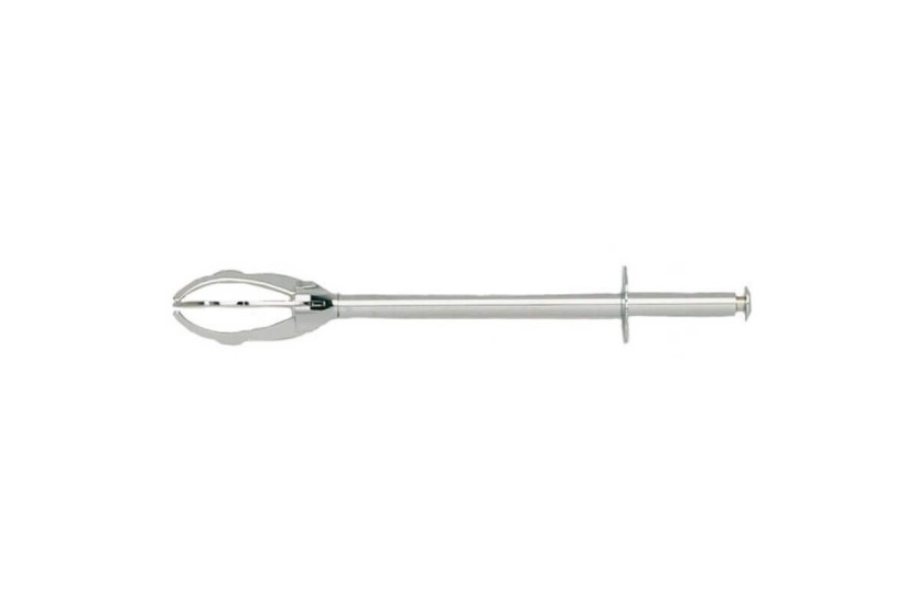 Ergonomiset jääpihdit 3 sileää kromattua kynttä 21 cm