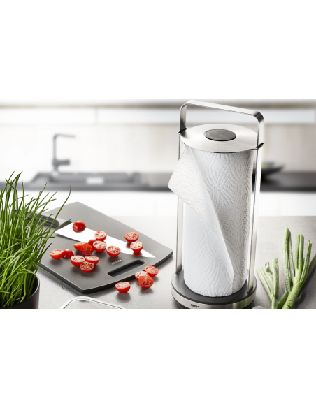 Portarrollos de cocina Gefu Smartline acero inoxidable/polímero 34cm