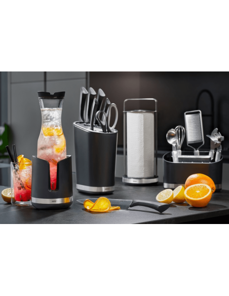 Portarrollos de cocina Gefu Smartline acero inoxidable/polímero 34cm