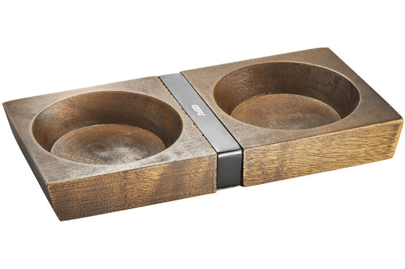 Gefu X-Plosion kvarn display L-storlek i akaciaträ - 2 platser