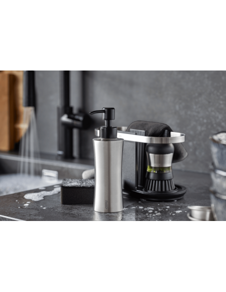 Gefu Swift 230ml dishwashing liquid dispenser in 18/10 stainless steel