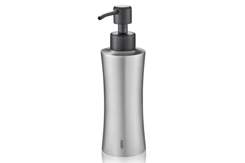 Gefu Swift 230ml dishwashing liquid dispenser in 18/10 stainless steel
