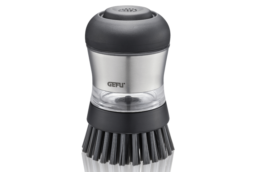 Gefu Swift dishwashing brush with detergent dispenser