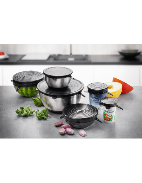 Set di 6 coperchi per le ciotole in silicone Gefu Flexifresh