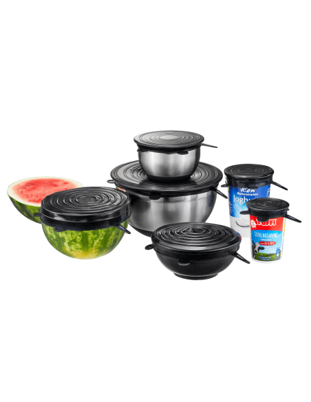 Set di 6 coperchi per le ciotole in silicone Gefu Flexifresh