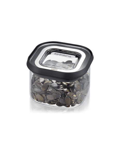 Gefu Pantry bewaarblik in borosilicaatglas 400ml + 3 zelfklevende etiketten