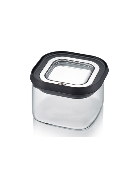 Gefu Pantry bewaarblik in borosilicaatglas 400ml + 3 zelfklevende etiketten
