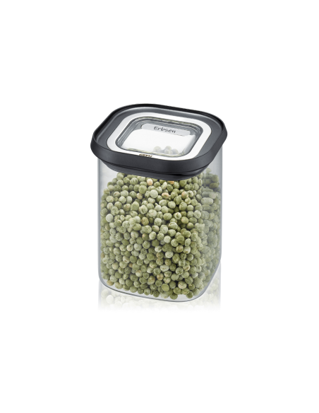 Gefu Pantry 900ml borosilicaatglas bus + 3 zelfklevende etiketten