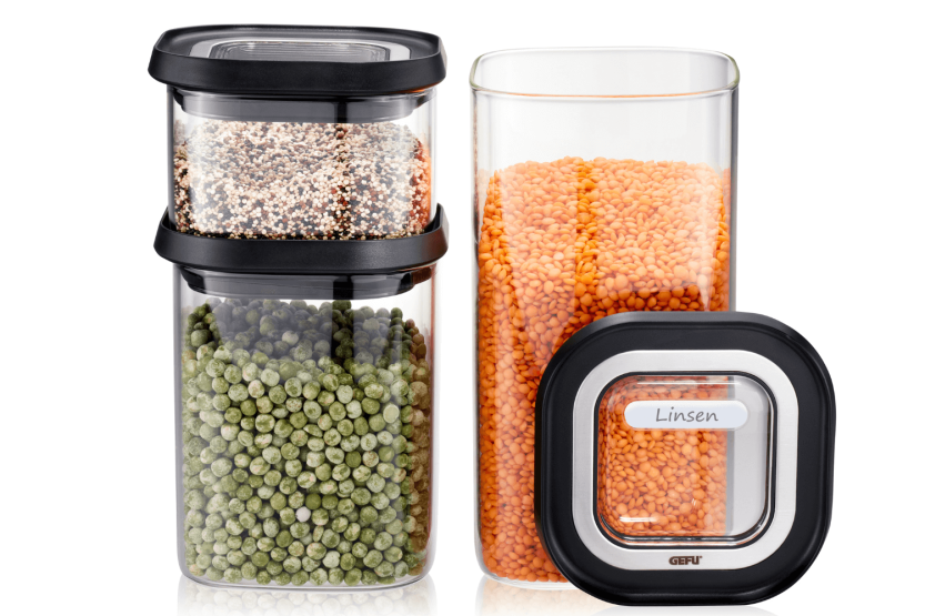 Set of 3 Gefu Pantry storage boxes