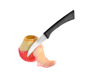 Cuchillo pelador de acero inoxidable Gefu Senso con hoja en forma de pico de ave 8cm