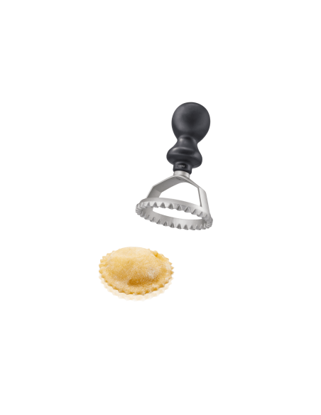 Cortador de ravioli redondo Gefu Liguri em zinco e ABS