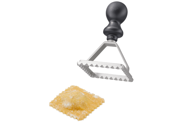 Cortador de ravioli quadrado Gefu Liguri em zinco e ABS
