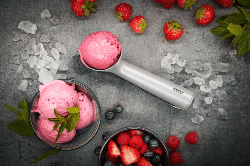 Gefu Pallina Eislöffel aus Aluminium