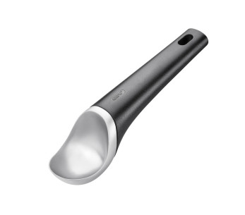 Gefu Italia glassskopa i gjuten zink / svart ABS
