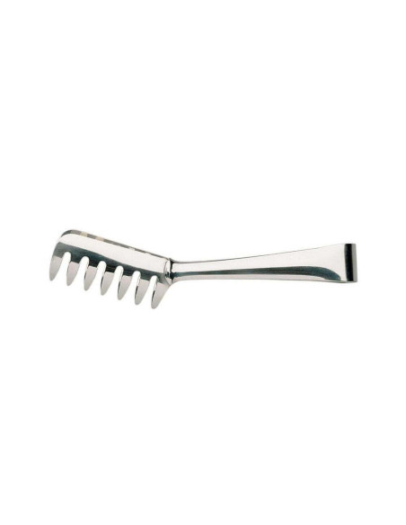 Ergonomic stainless steel spaghetti tongs