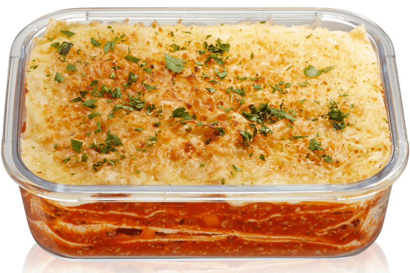 Nevera rectangular Gefu Milo de vidrio borosilicato y acero inoxidable 1500ml