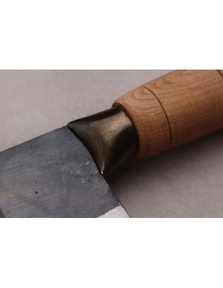 Couteau bunka CCK Kurouchi 20cm en acier au carbone et manche en bois