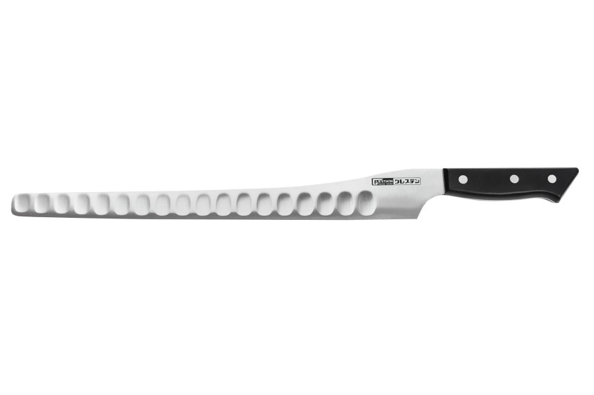 Japanisches Schinkenmesser mit mit Kullen und gebogenem Rücken Glestain SO Series 31cm