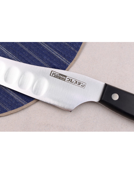 Couteau à saumon alvéolé dos courbé japonais Glestain SO Series 31cm