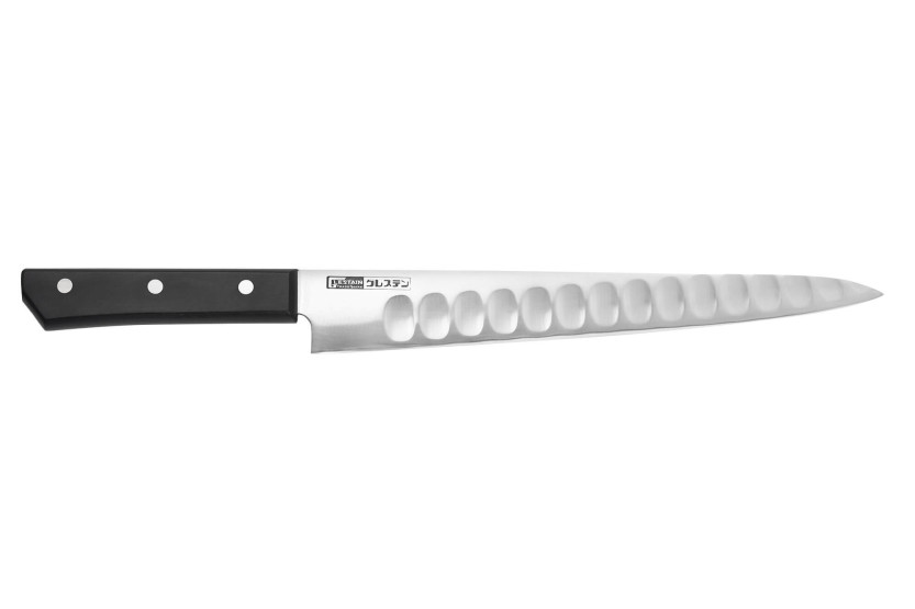 Japanisches Sujihiki-Messer mit Wabenschliff Glestain SO Series 27cm